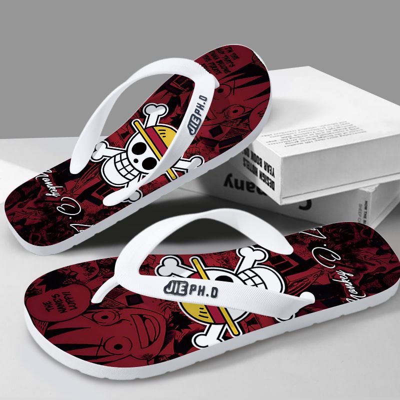 New One Piece anime flip-flops - огляд і ціна Summer Clothing Wholesale