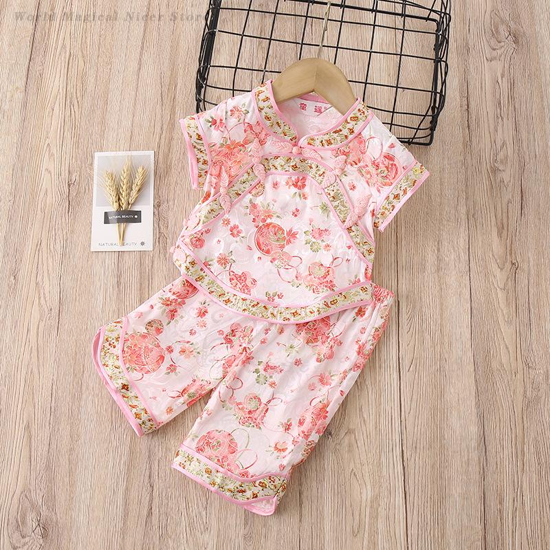 Baby Girls Tang Suit Summer Pr - огляд і ціна Summer Clothing Baby Girl