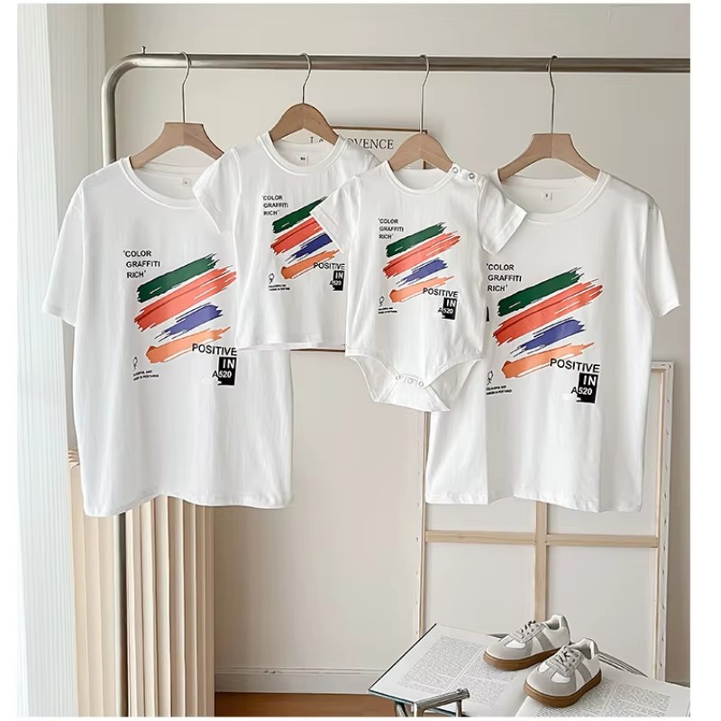 Family Look T Shirts 2026 Summ - огляд і ціна Summer Clothing Drawing