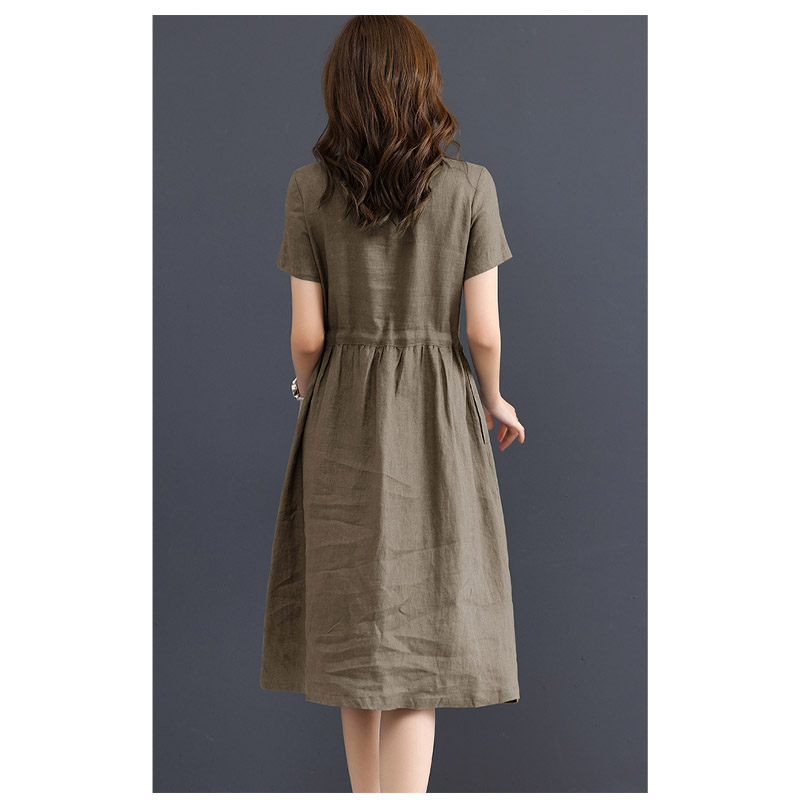 Pure Linen Women's Short-sleev - огляд і ціна Summer Clothing Drawing