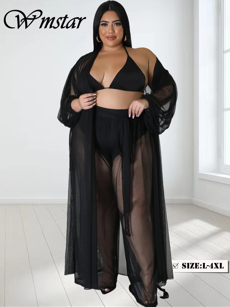 Wmstar Plus Size Two Piece Set - огляд і ціна Summer Clothing Wholesale