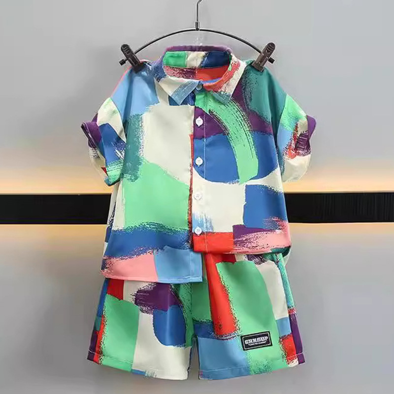 New Summer Baby Clothes Suit C - огляд і ціна Summer Clothing Drawing