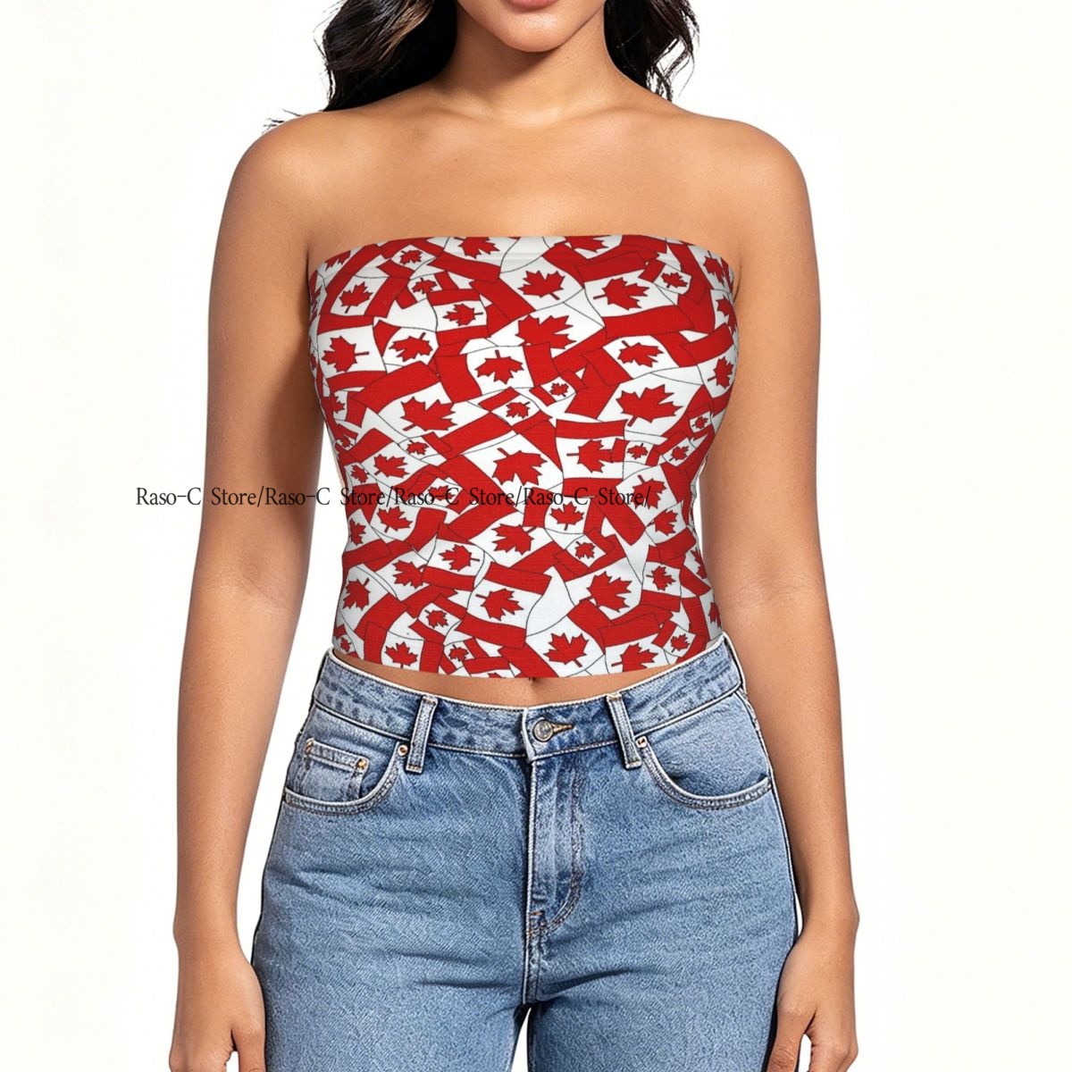 Women Block Crop Slim Tube Top - огляд і ціна Summer Clothing Women Canada